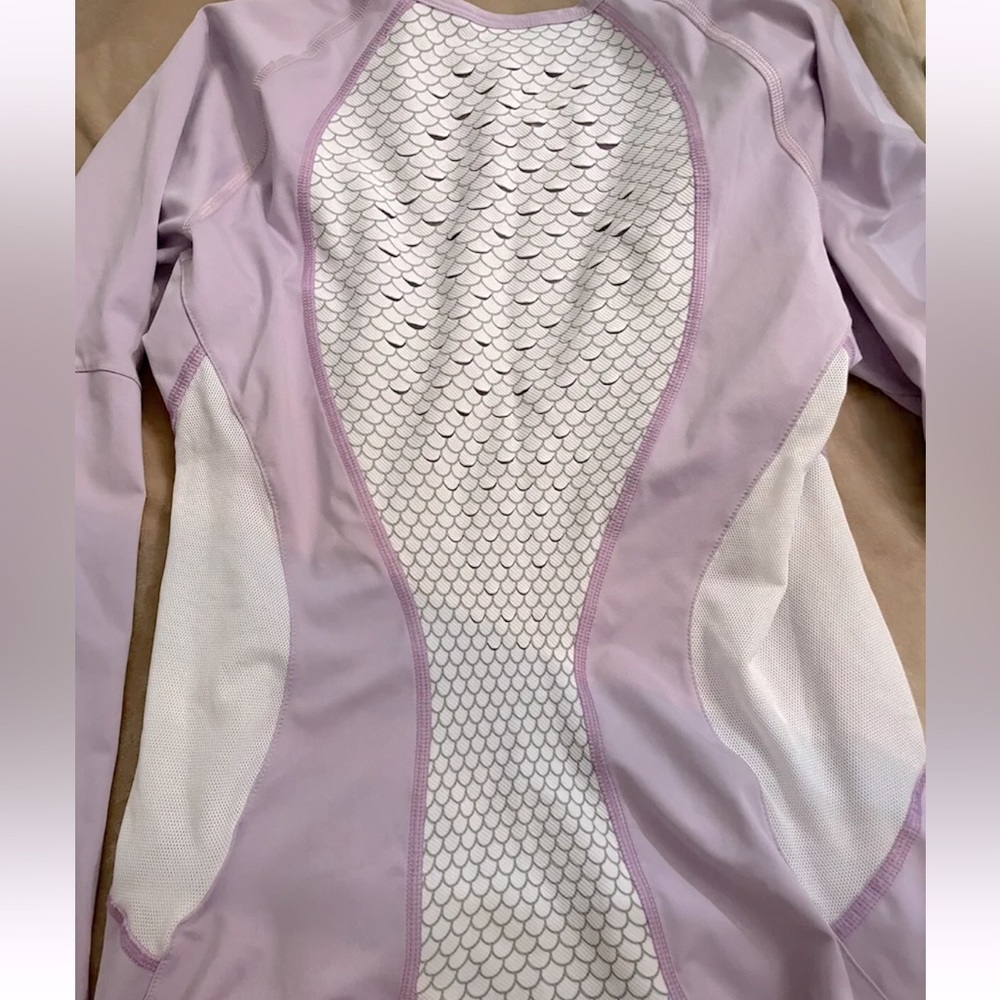 RARE Nike Lavender Mermaid Long Sleeve T Shirt, Women's Dri Fit Size 4